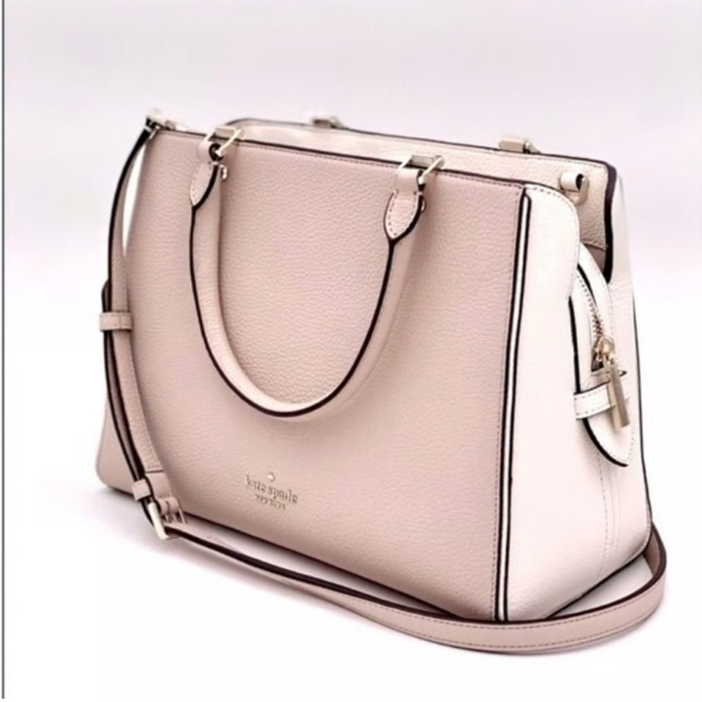 Kate Spade Cream Satchel with Elegant Design